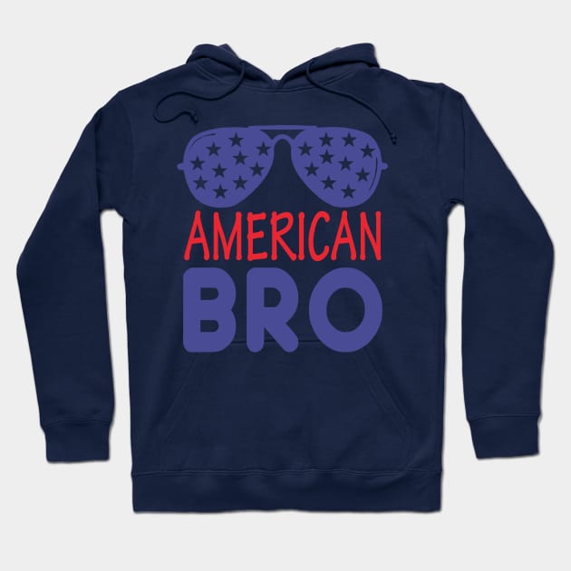 American Bro Hoodie by TinyWinyShop